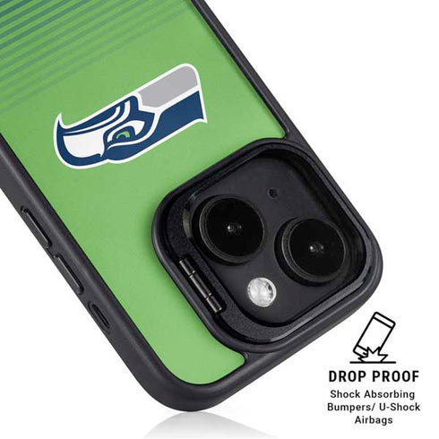 NFL Seattle Seahawks Breakaway iPhone 14 Kickstand Case